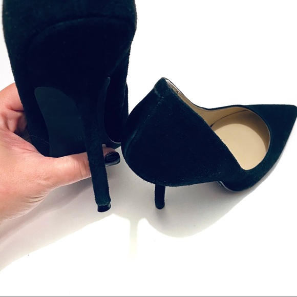 Kelsi Dagger Black Suede Stilettos - Picture 2 of 4